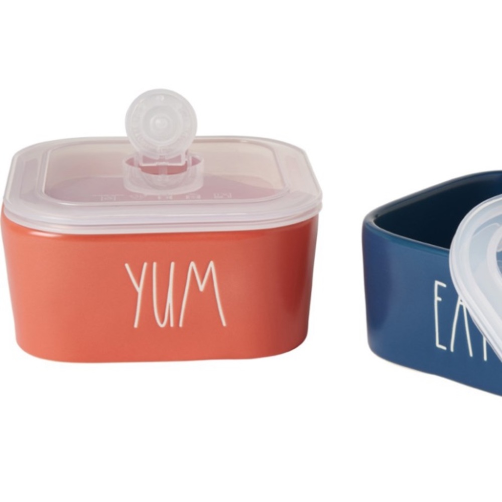 Rae Dunn “Yum” Square Dish & Lid - Picture 7 of 9